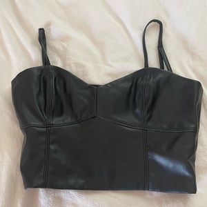 Zara leather tank